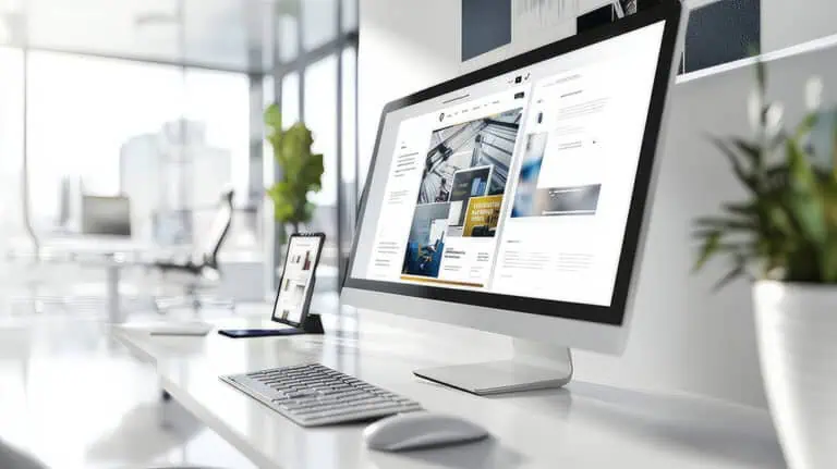 Modern, letisztult webdesign