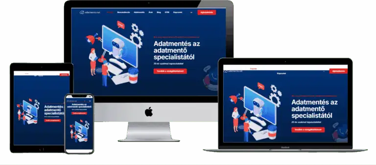 Bódis informatika Kft Weboldal Reszponzív nézet