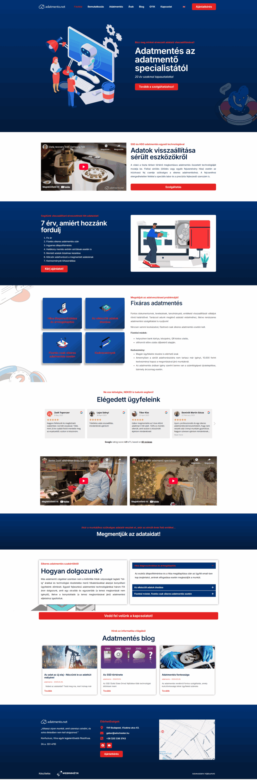 Bódis Informatikai Kft, Informatikai weboldal referencia