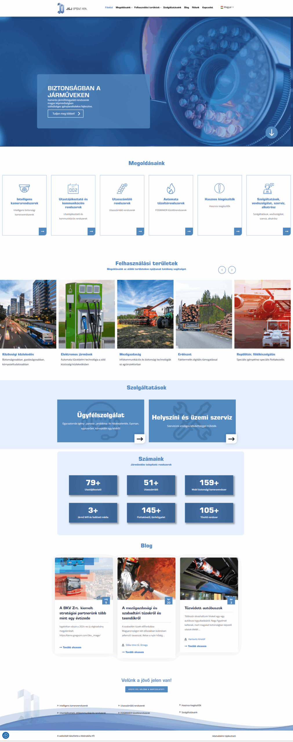 J&J PSV Kft honlap referencia