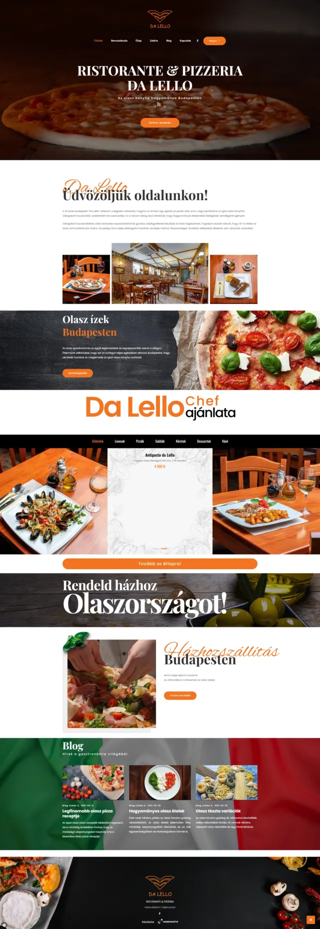 Da Lello weboldal