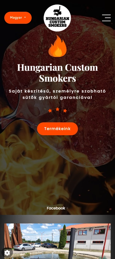 Hungarian Custom Smokers mobil nézet