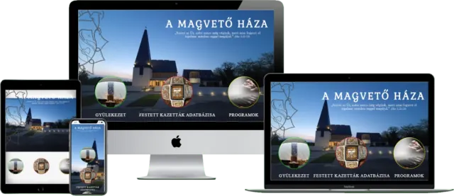 A Magvető Háza weboldal